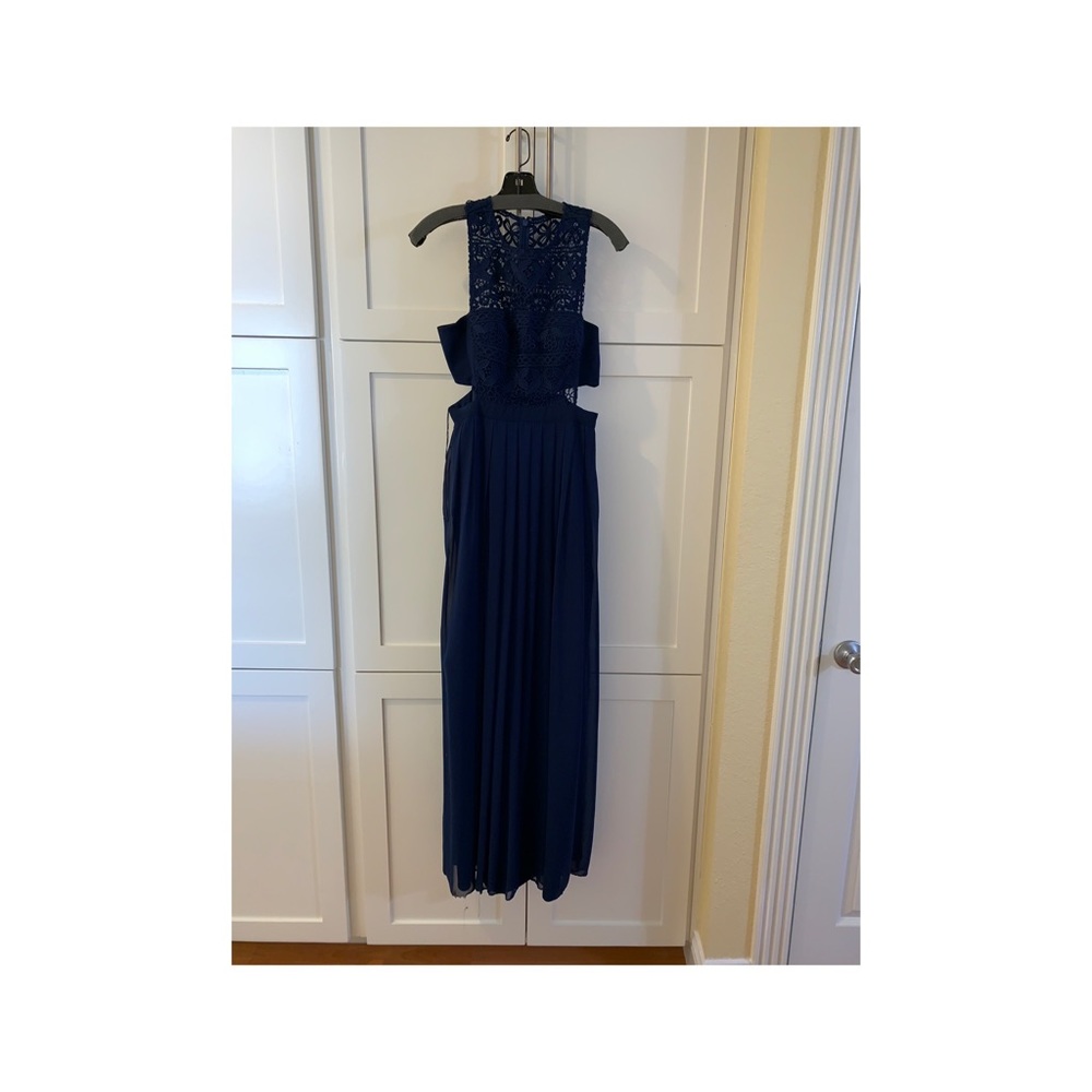 Aidan Mattox lace cut out dress